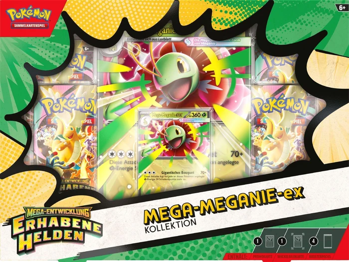 Pokémon - Mega-Entwicklung Erhabene Helden Mega-Meganie-ex Kollektion