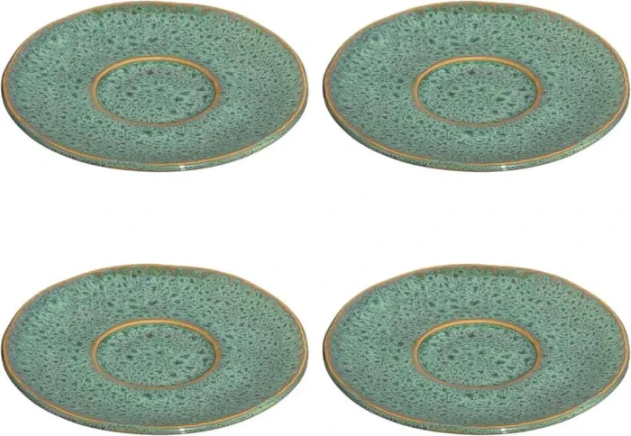 Leonardo Matera Keramikuntertasse 11cm grün, 4 Stück (018604)