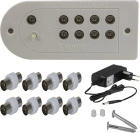 König Verstärker 8 Geräte DVB-C Verteiler
