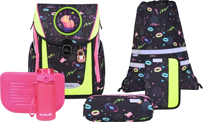 McNeill Primo Capybar Schultaschen-Set, 9-tlg.