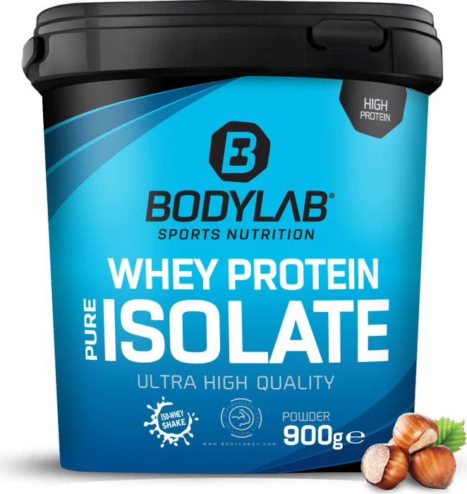 BodyLab24 Whey Protein Isolat Haselnuss/Kakao 900g