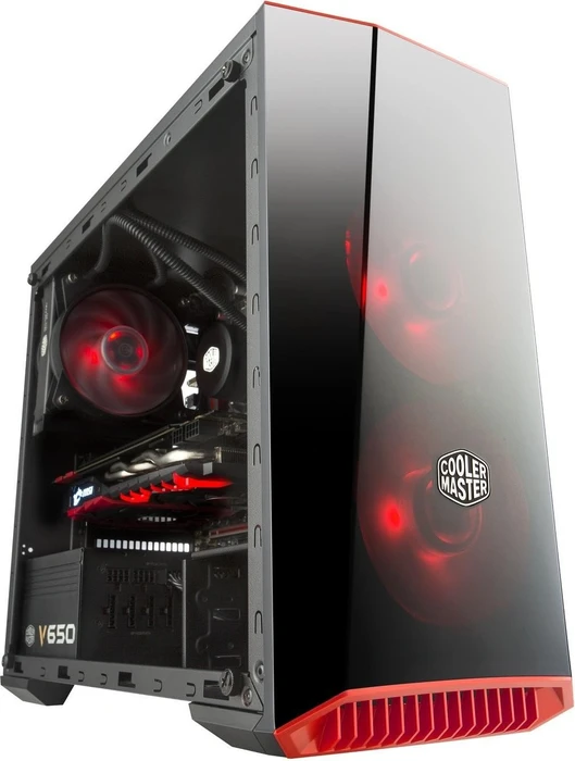 Cooler Master MasterBox Lite 3.1, schwarz, Acrylfenster