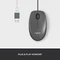 Logitech M100 Refresh 2022 Optical Mouse grau, USB Vorschaubild