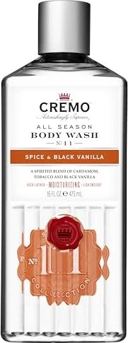 Cremo Spice & Black Vanilla Shower Gel, 475ml