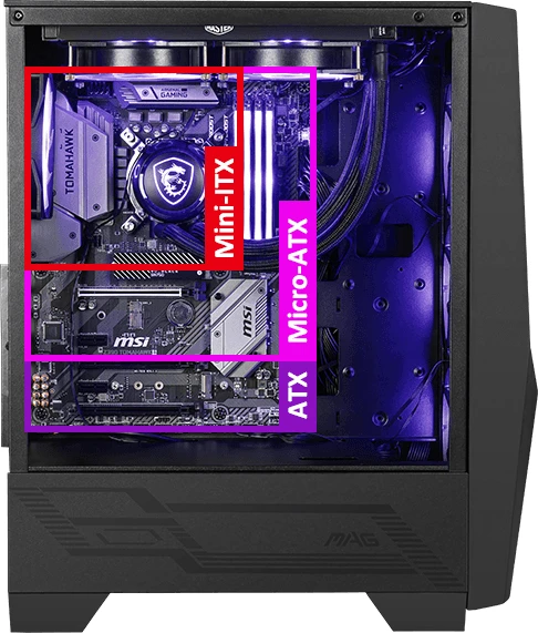 MSI MAG Forge 101M, Glasfenster