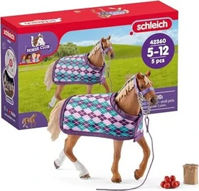 Schleich Horse Club - Playset Englisches Vollblut mit Decke