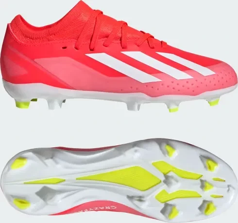 adidas X Crazyfast League FG solar red/cloud white/team solar yellow 2 (Junior)