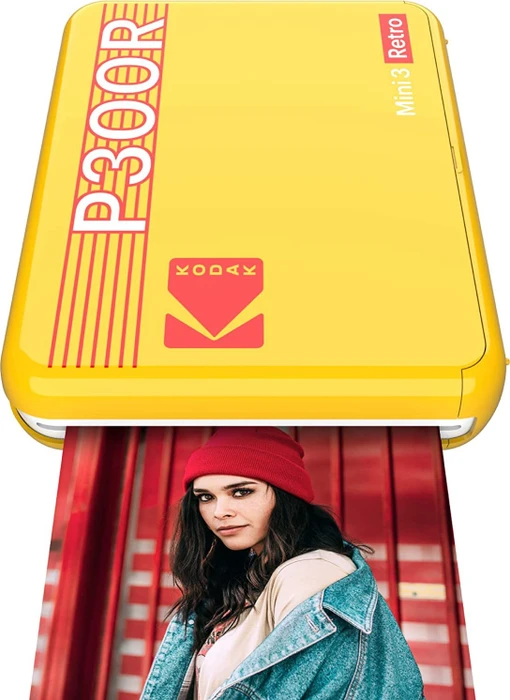 Kodak Photo Printer Mini 3 Plus Retro gelb, Fotodrucker