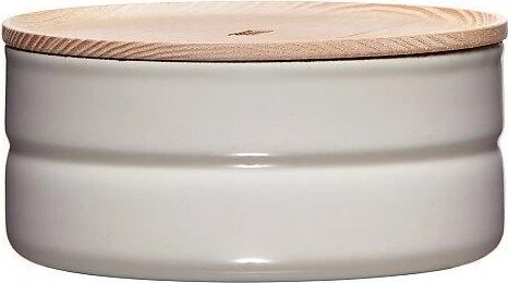 Riess Vorratsdose mit Eschenholzdeckel 720ml grey
