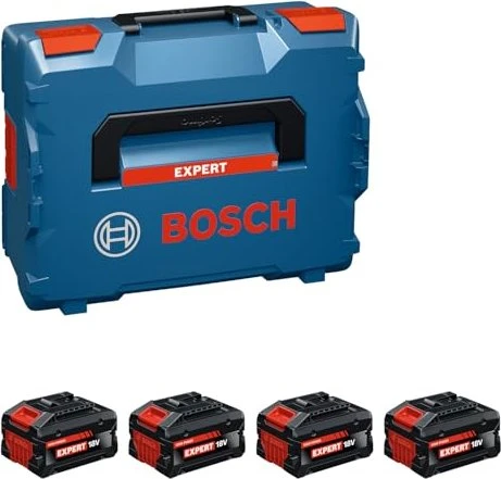 Bosch Professional EXPERT EXBA18V-55 Starterset 18V, 5.5Ah, Li-Ionen, 4 Akkus