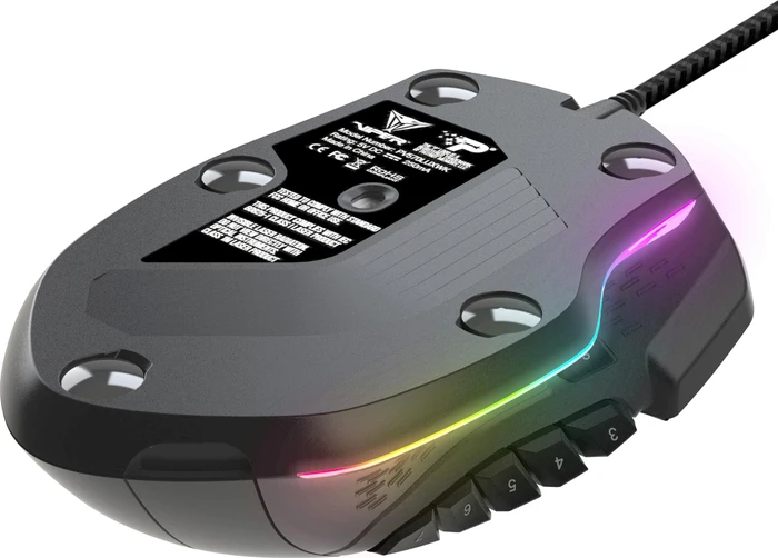 Patriot Viper V570 RGB Blackout Edition Laser Gaming Mouse, USB