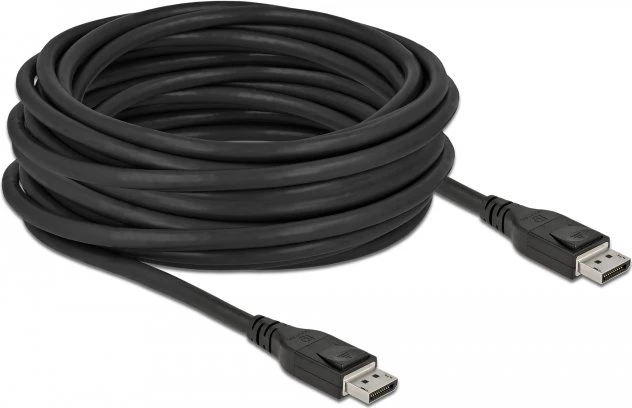 DeLOCK aktives DisplayPort 1.4 Kabel 8K 60Hz schwarz, 10m