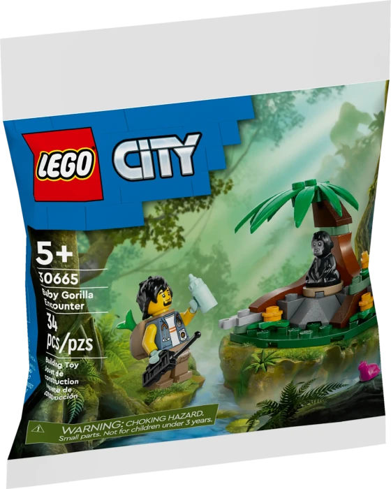 LEGO City - Dschungelforscher mit Baby-Gorilla