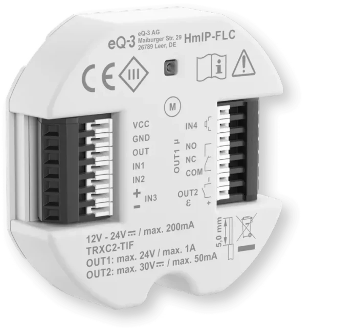 eQ-3 Homematic IP Universal Motorschloss Controller, Unterputz, Schaltaktor