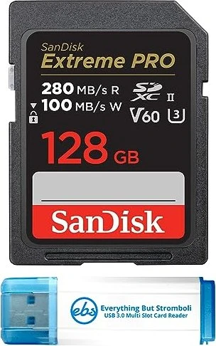 SanDisk Extreme PRO, SD UHS-II U3, V60, Rev-EP