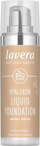 Lavera Hyaluron Liquid Foundation 01 natural ivory, 30ml