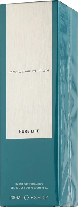 Porsche Design Pure Life Hair & Body Shampoo, 200ml