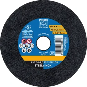 Pferd EHT 76-1.0 PSF STEELOX/10.0 Trennscheibe, 76x1x10mm, 25 Stück