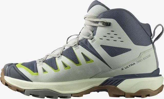 Salomon X Ultra 360 Edge Mid GTX turbulence/metal/dark citron (Herren)