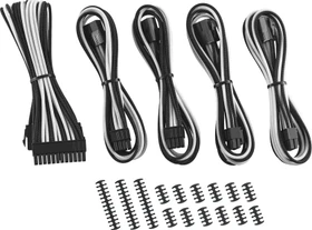 CableMod Classic ModMesh Cable Extension Kit, 8+8 Series, schwarz/weiß