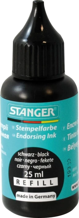 Stanger Stempelfarbe 25ml, schwarz