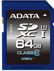 ADATA Premier R30 64GB, UHS-I U1, Class 10