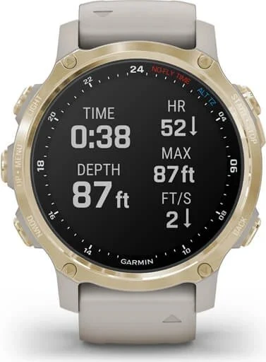 Garmin Descent Mk2S Tauchcomputer light gold/light sand