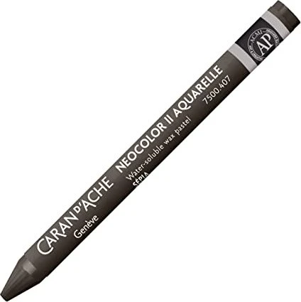 Caran d'Ache Neocolor II Aquarelle Wachskreide, sepia, 10er-Pack