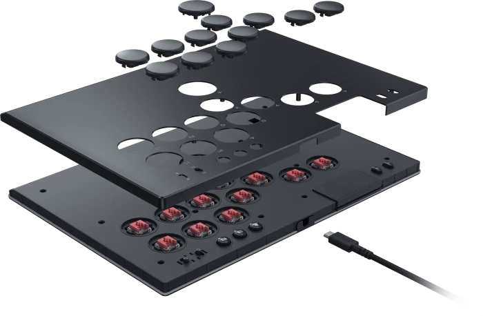 Razer Kitsune Arcade Controller schwarz (PS5/PC)