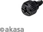 Akasa Riser Black Pro, Riser Card Cable, inkl. PCI-Slot Blende, gewinkelt, PCIe 3.0, 200mm