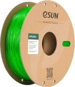 eSUN eTPU-95A, Transparent Green, Spule, 1.75mm, 1.00kg