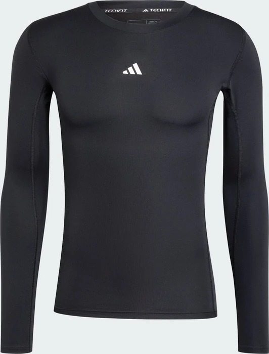 adidas Techfit Compression Training Kompressionsshirt langarm schwarz (Herren)