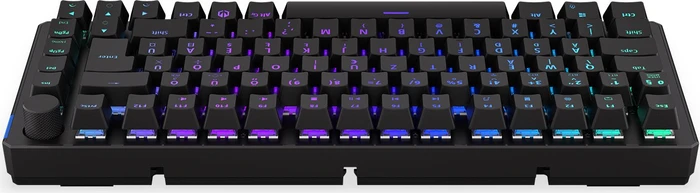 Endorfy Thock 75% Wireless, PBT, LEDs RGB, hot-swap, Black, Kailh Box BLACK, USB/Bluetooth, HU