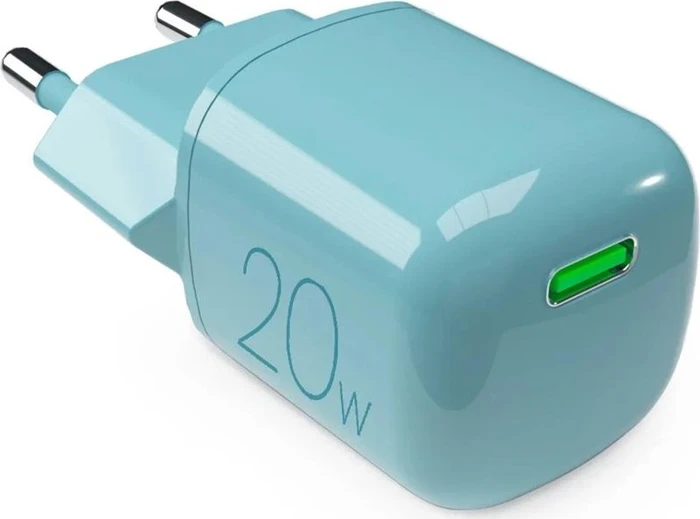 Puro MiniPro 20W USB-C Wall Charger GaN türkis