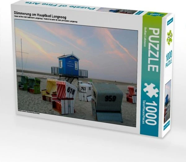 Calvendo Dämmerung am Hauptbad Langeoog