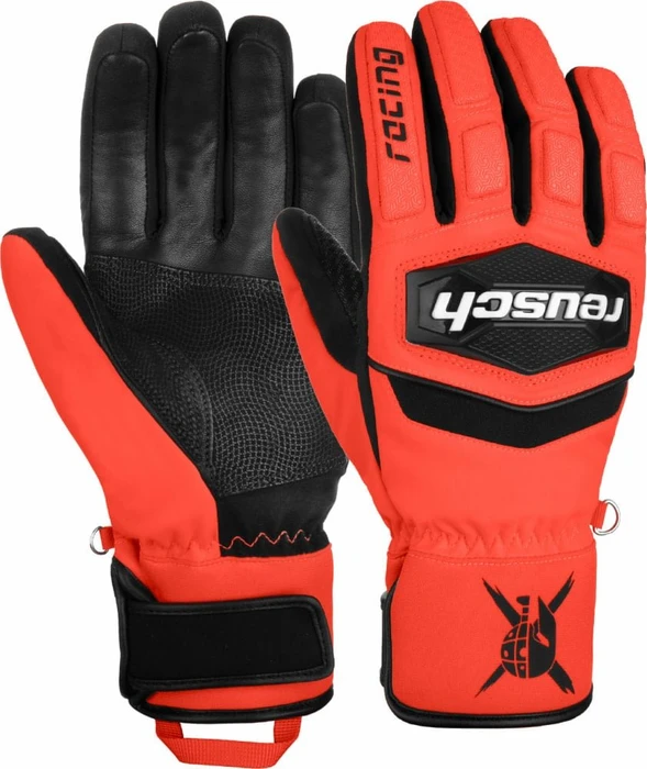 Reusch Worldcup Warrior R-Tex XT Skihandschuhe black/fluo red