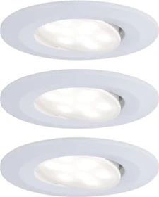 Paulmann LED Calla 5.2W Einbauleuchte weiß matt, 3 Stück