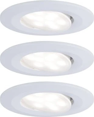 Paulmann LED Calla 5.2W Einbauleuchte weiß matt, 3 Stück