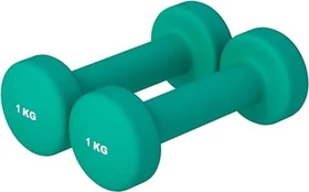 Gorilla Sports Hexagon Neopren Kurzhantel 2x 1kg