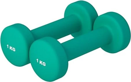 Gorilla Sports Hexagon Neopren Kurzhantel 2x 1kg
