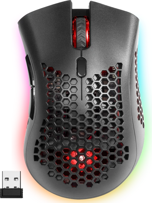 Defender Warlock GM-709L Wireless Gaming Mouse schwarz, USB