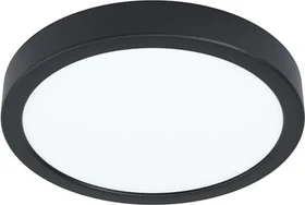 Eglo Fueva 5 rund 21cm 17W 3000K Aufbauleuchte schwarz