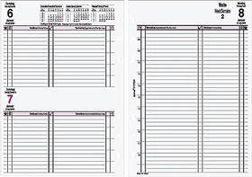 bind Kalender Ersatzeinlage 1 Tag/1 Seite 2024, A5