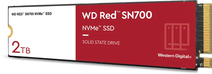 Western Digital Red SN700 NVMe NAS SSD - 0.7DWPD 2TB, M.2 2280 / M-Key / PCIe 3.0 x4