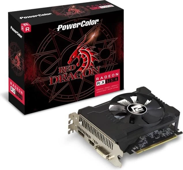 PowerColor Red Dragon Radeon RX 550 V2, 2GB GDDR5, DVI, HDMI, DP