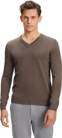 Falke Basic Apparel V-Ausschnitt Pullover bormio mel. (Herren)