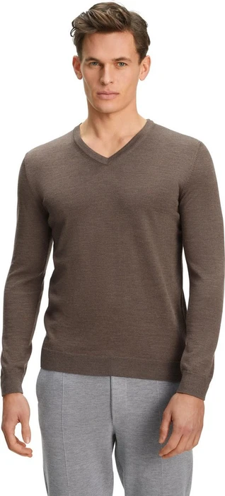 Falke Basic Apparel V-Ausschnitt Pullover bormio mel. (Herren)