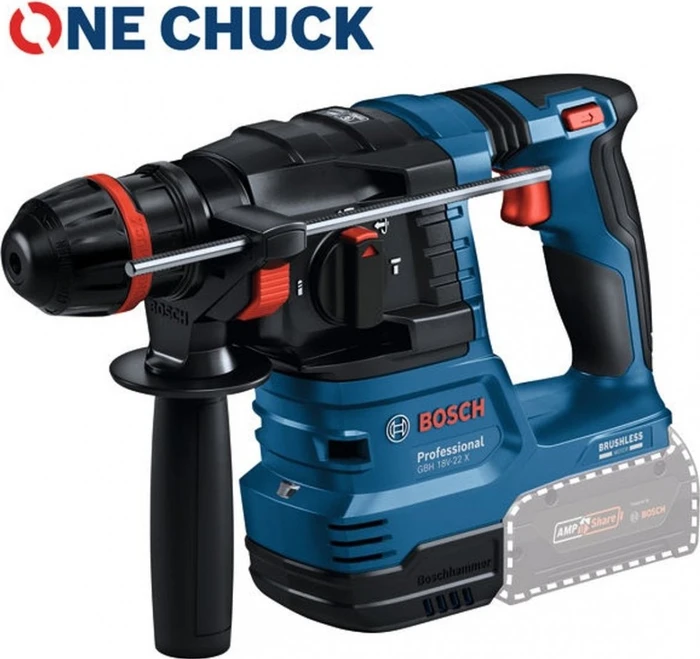 Bosch Professional GBH 18V-22 X Akku-Bohr-/Meißelhammer solo