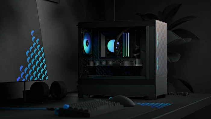 Fractal Design Pop Mini Air RGB White TG Clear Tint, Glasfenster
