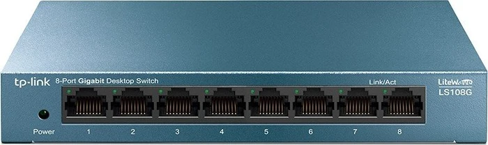 TP-Link LS100 LiteWave Desktop Gigabit Switch, 8x RJ-45